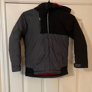 Columbia Kids Black and Gray Puffer Jacket